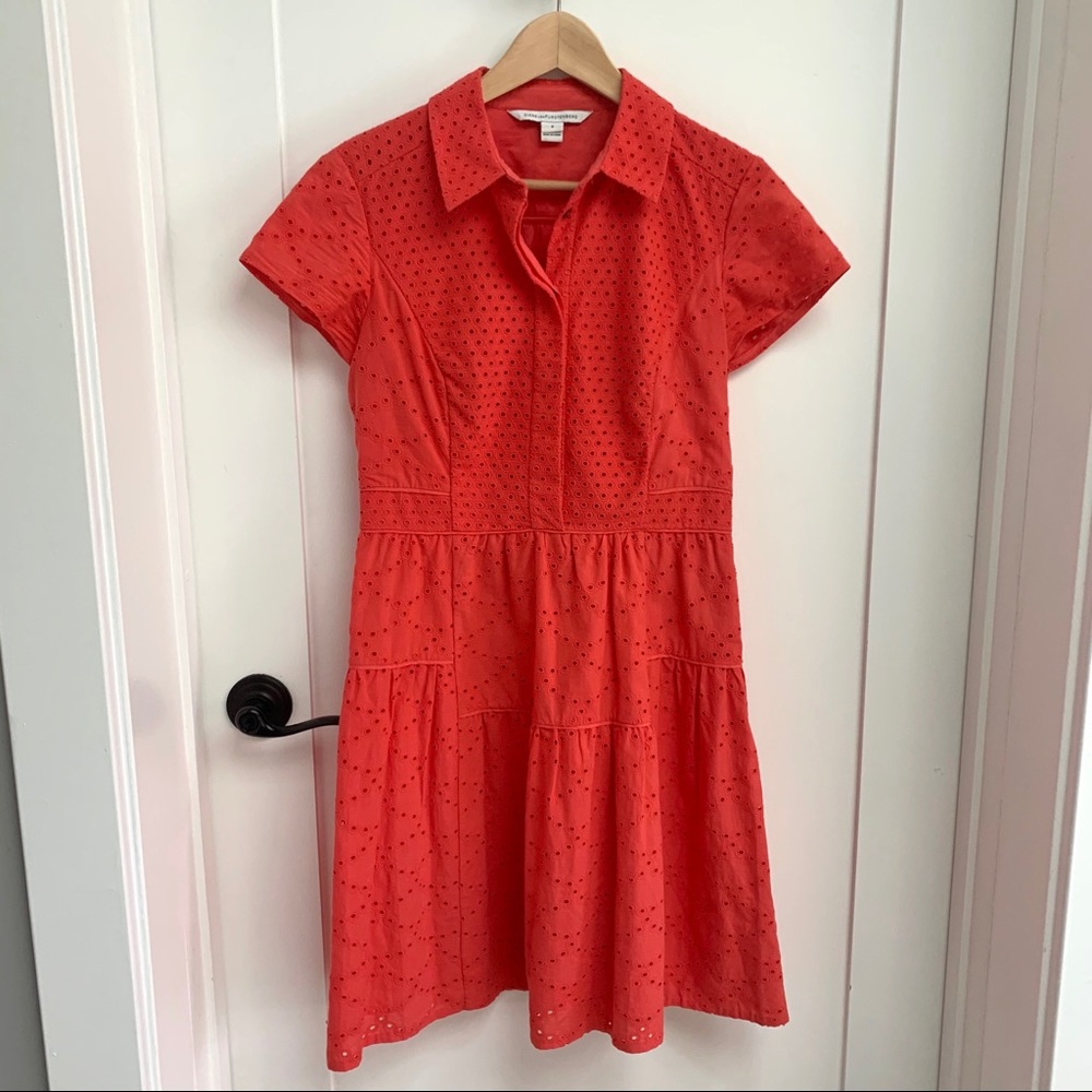 DVF Skylar Eyelet Dress